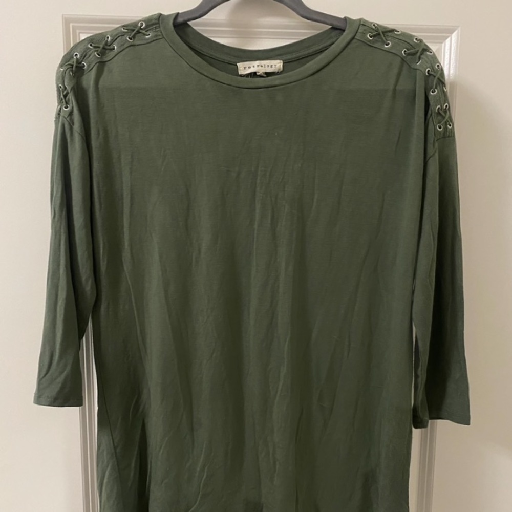 RETROLOGY shoulder laces shirt